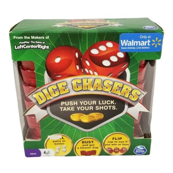 Dice Chasers Dice Game Push Your Luck Take Your Shots New - Picture 1 of 6